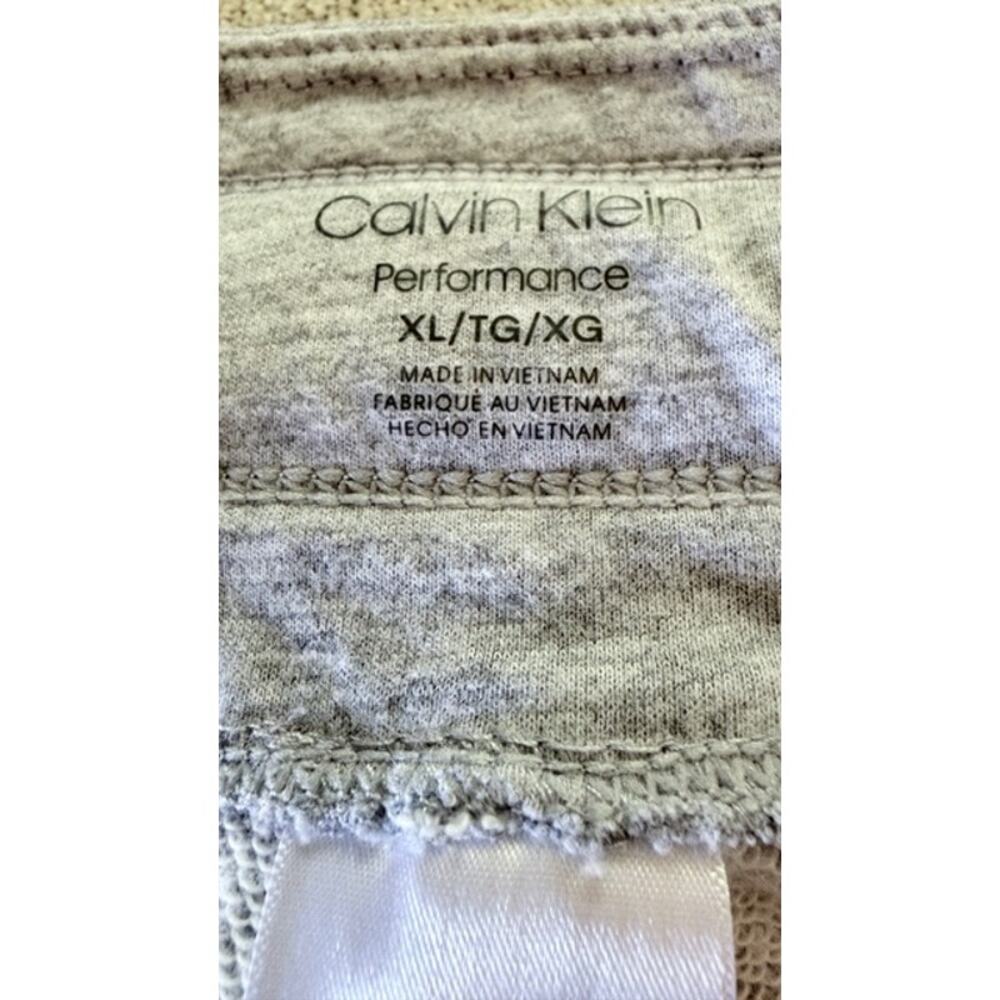 Calvin Klein Performance Gray Sweatpants Logo Joggers XL - Picture 7 of 8